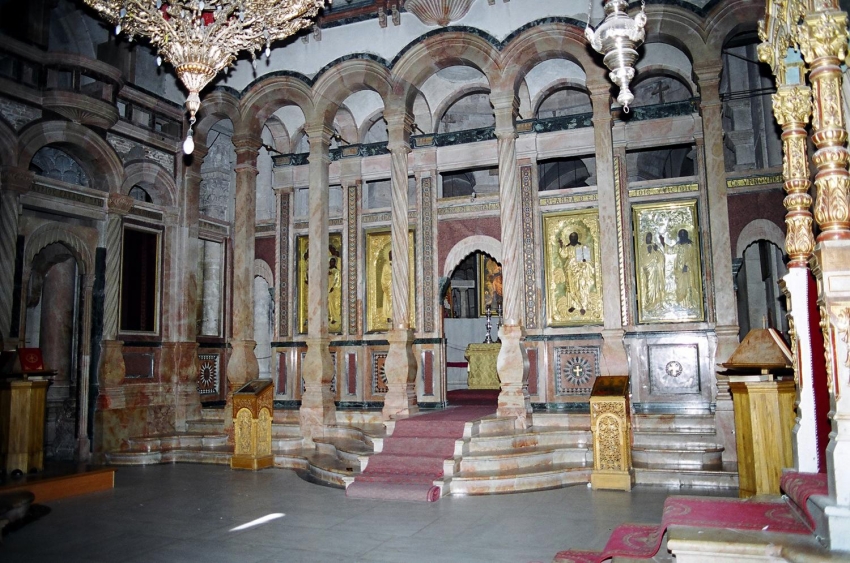 Inside the Church of the Holy Sepulchre