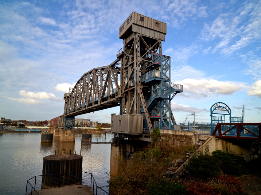 Junction lift bridge in Little Rock