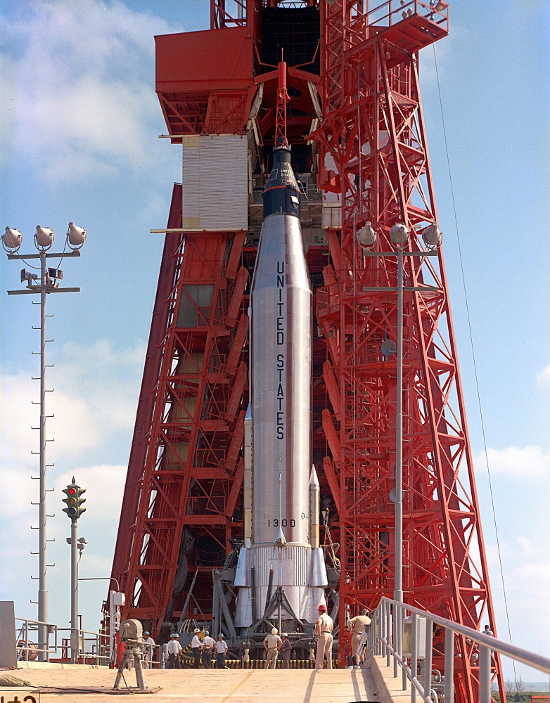 Mercury Atlas 9 With Faith 7 Spacecraft