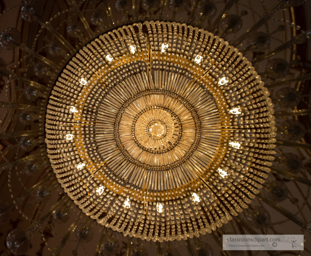 Palace of Queluz Chandelier from below