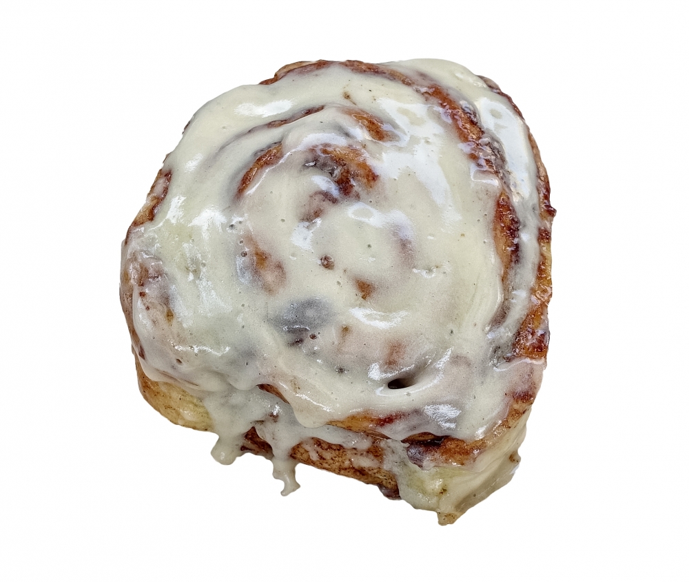 Photo Object Single Cinnamon Roll With Glaze