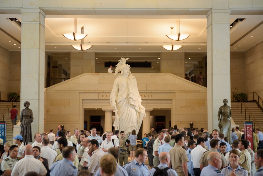 Plaster Cast model of the Statue of Freedom at the Capitol Visit