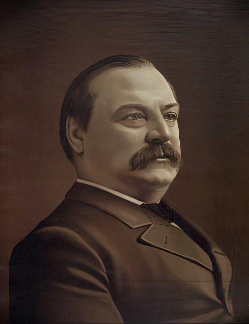 portrait of grover cleveland