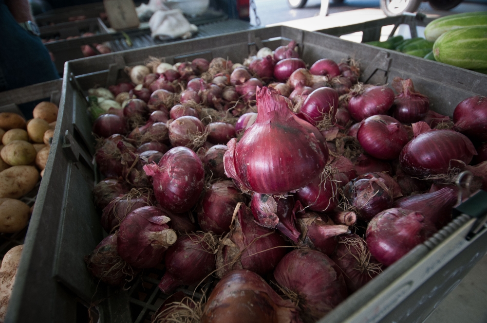 Red onions for sale