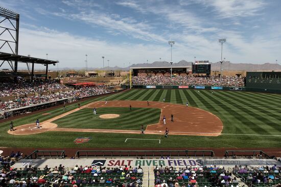 Spring Training Major League Baseball game