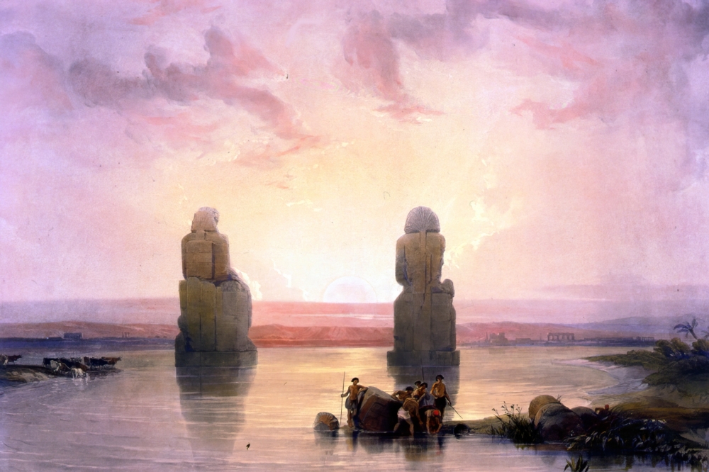 Statues of Memnon at Thebes