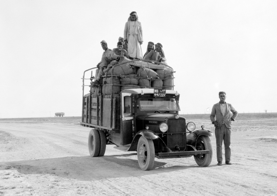 Truck full of people