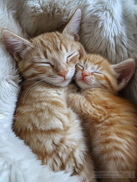 two sleeping cats