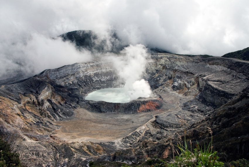 View of Poas Volcano