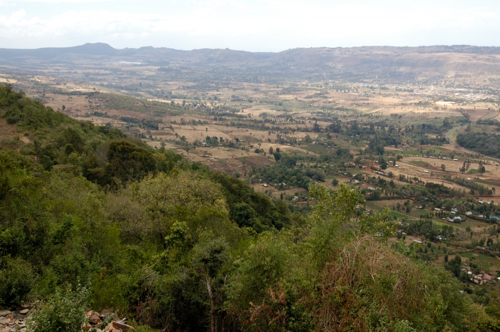 View of the Rift Valley Kenya Africa