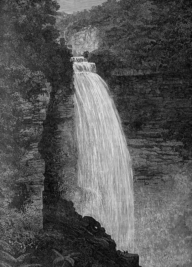 View of the Waterfall of Tequendama Bogota Colombia