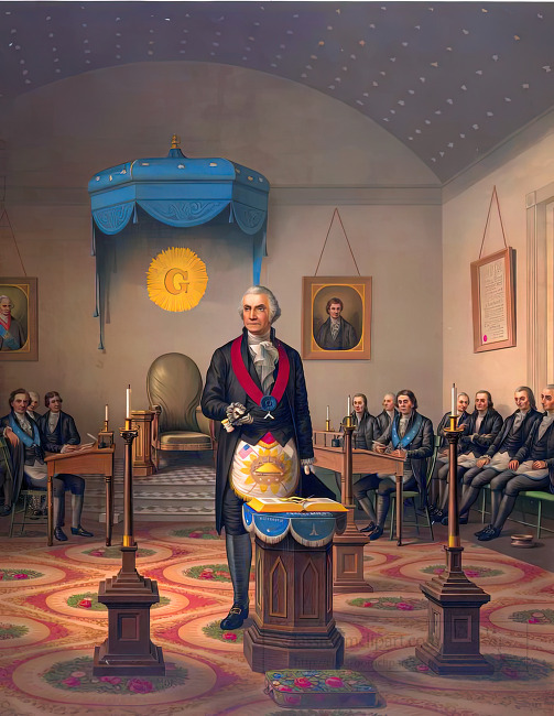 washington as a master mason