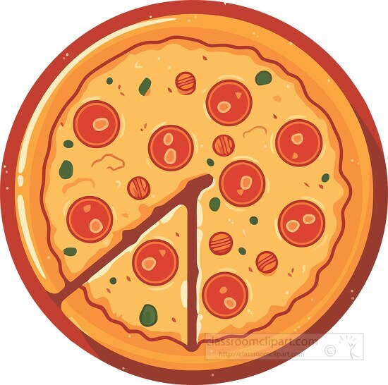 pizza slice with pepperoni and tomato