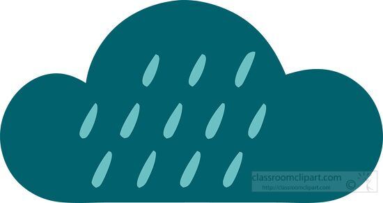 rain cloud weather icon