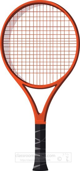 red tennis racquet