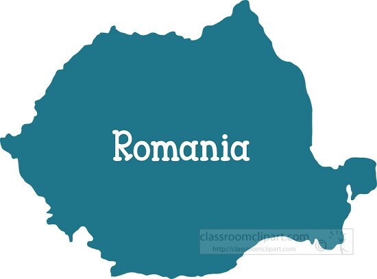 romania color map