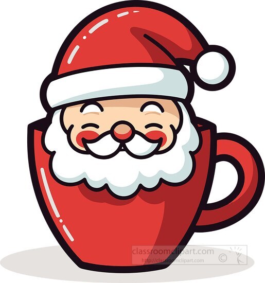 santa claus christmas mug 02