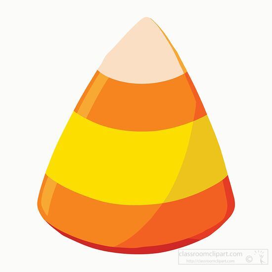 single piece of candy corn