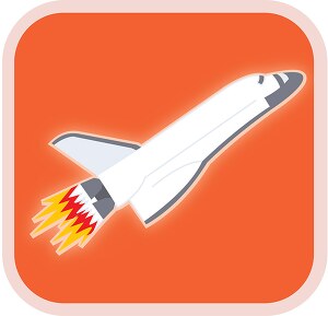 space shuttle icon