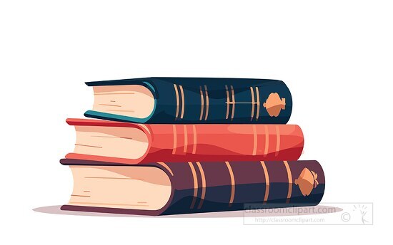 stack of law books clip art