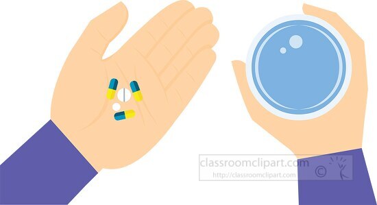 taking medicine clipart image 3