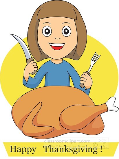 Thanksgiving Day Turkey Clipart