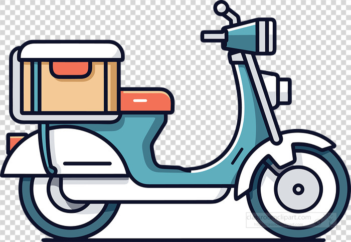 transparent png electric bike used for delivery