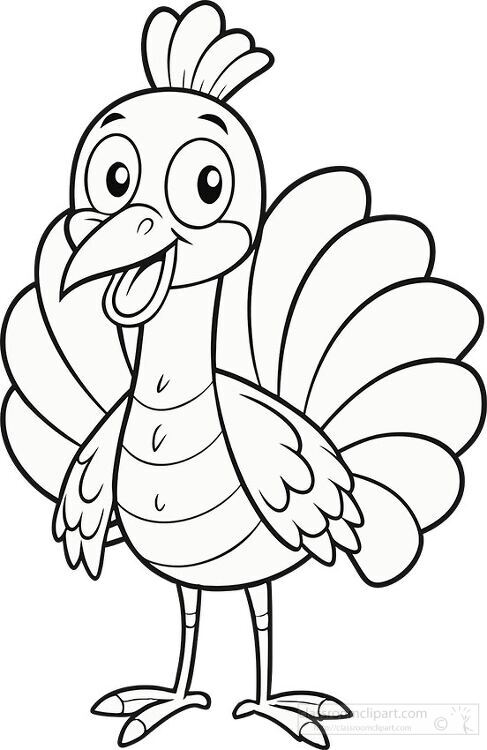 turkey stands on two legs perfect for a fun activity