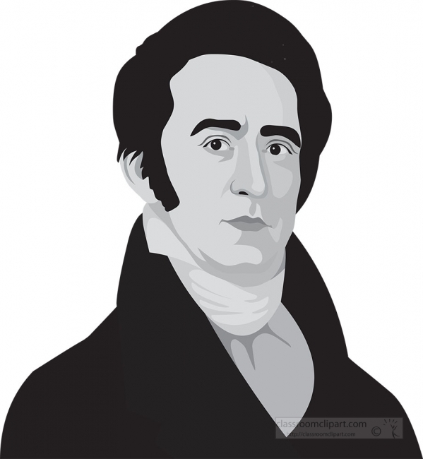 william clark explorer gray color clipart