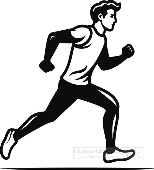 workout-run-black-outline