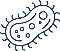 Bacteria Icon Representing Microbial Life Forms