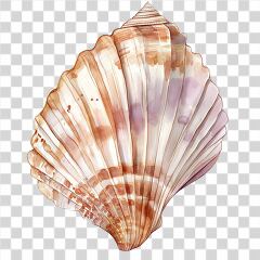 Beautiful Shell With Intricate Patterns and Colors