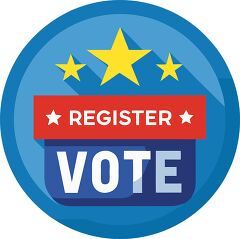 Boost Civic Engagement Vote Registration Button