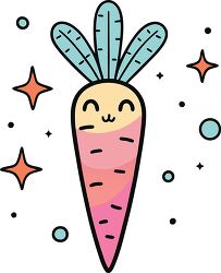 carrot colorful playful icon clip art