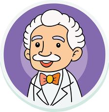 Cartoon Scientist Character Clipart