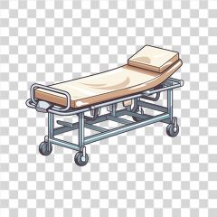 Cartoon Style Simple Stretcher With Clean Design Features