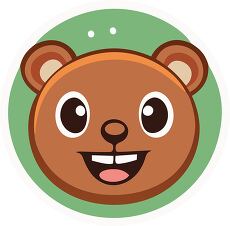 Cheerful Bear Face