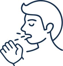 Cough Icon Representing Respiratory Health Concern