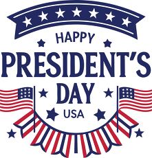 Creative typography design with Happy Presidents Day