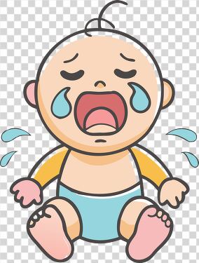 Crying Baby Expressing Deep Emotions