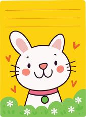 Cute Bunny Notepad