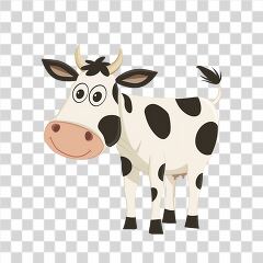 Cute Cartoon Cow Design Perfect for Kids and Decor