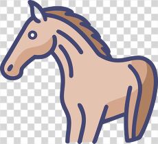 Cute Horse Clipart for Projects