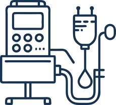 Dialysis Machine Icon for Medical Use