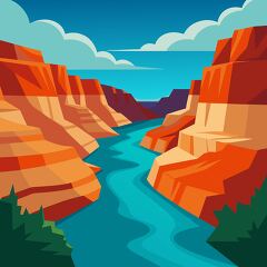 Exploring the Beauty of Colorado Canyon River Landscape