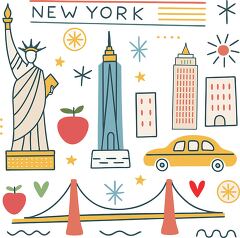 Exploring the Charm of New York Through Whimsical Art