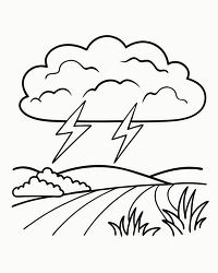 Field Scene Thunderstorm Page