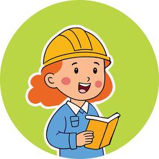 Future Female Engineer Clipart