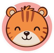 Happy Tiger Face