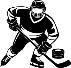 hockey player silhouette